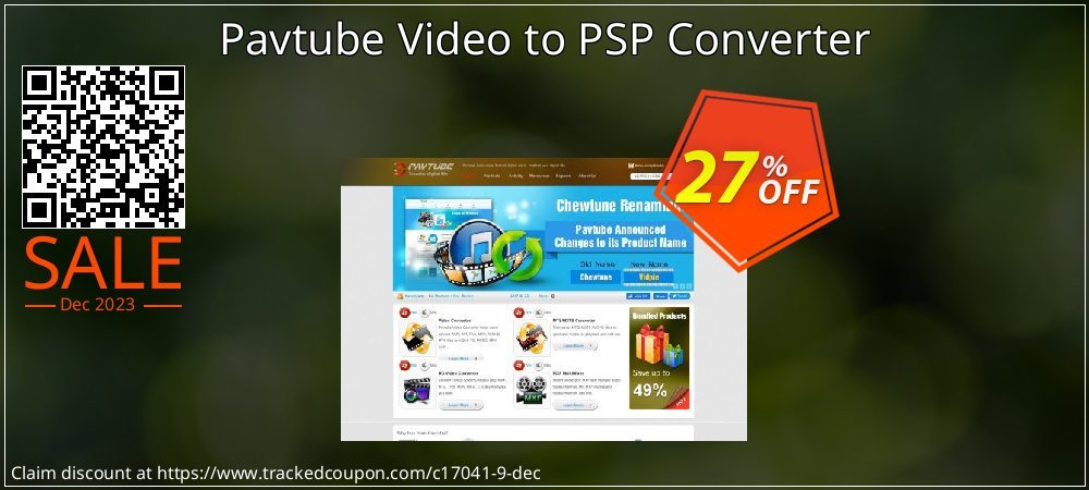 Pavtube Video to PSP Converter coupon on Tell a Lie Day super sale