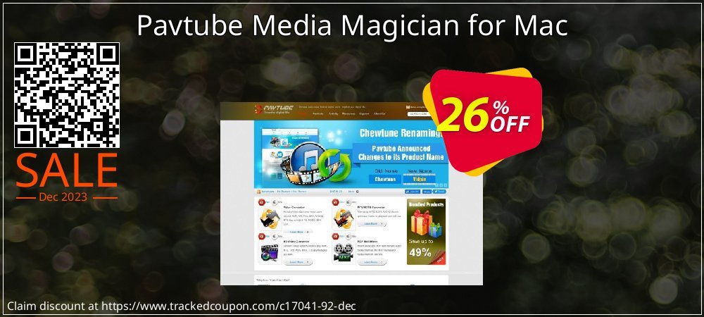 Pavtube Media Magician for Mac coupon on April Fools Day discounts