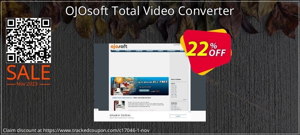 OJOsoft Total Video Converter coupon on World Party Day discount
