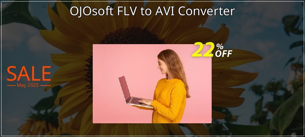 OJOsoft FLV to AVI Converter coupon on World Party Day offering discount