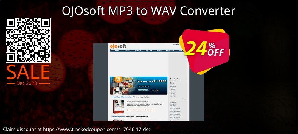 OJOsoft MP3 to WAV Converter coupon on April Fools' Day deals