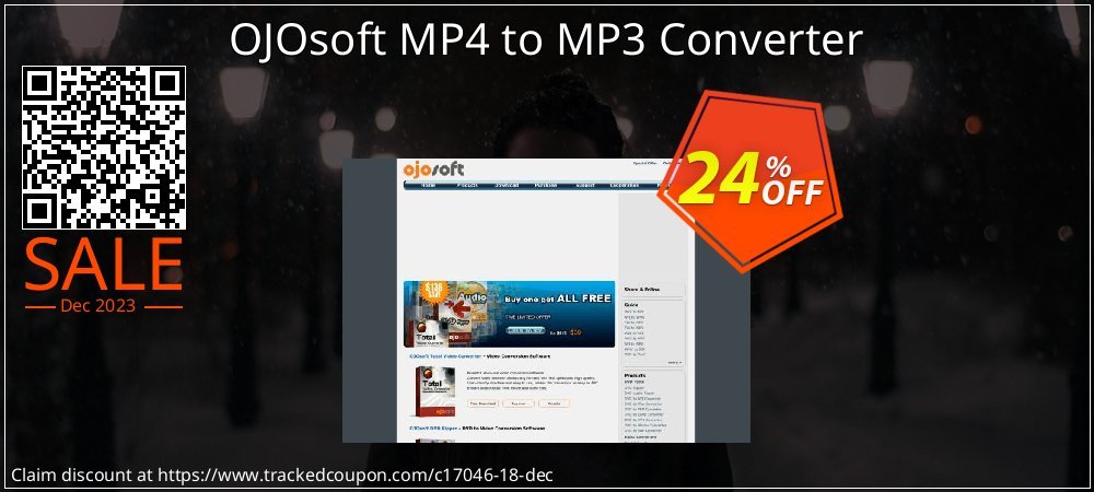 OJOsoft MP4 to MP3 Converter coupon on Virtual Vacation Day deals