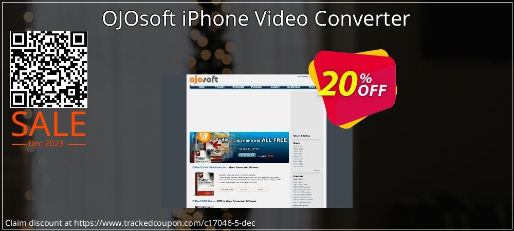 OJOsoft iPhone Video Converter coupon on Mother Day promotions