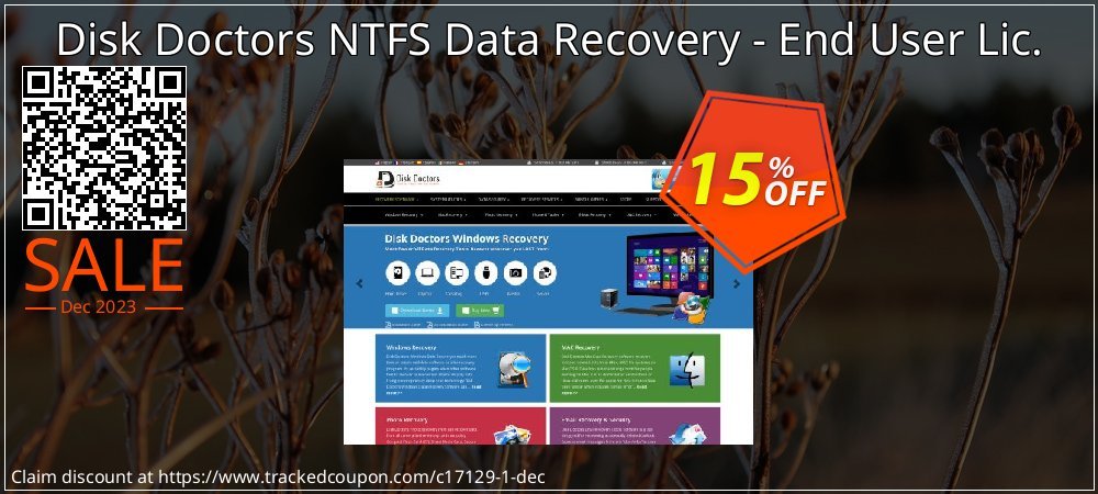 Get 15% OFF Disk Doctors NTFS Data Recovery - End User Lic. offering sales