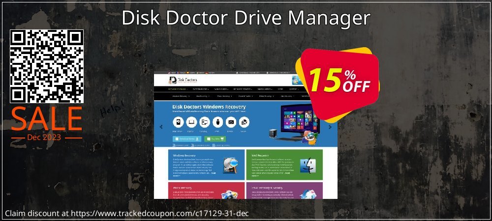 Disk Doctor Drive Manager coupon on Palm Sunday discounts