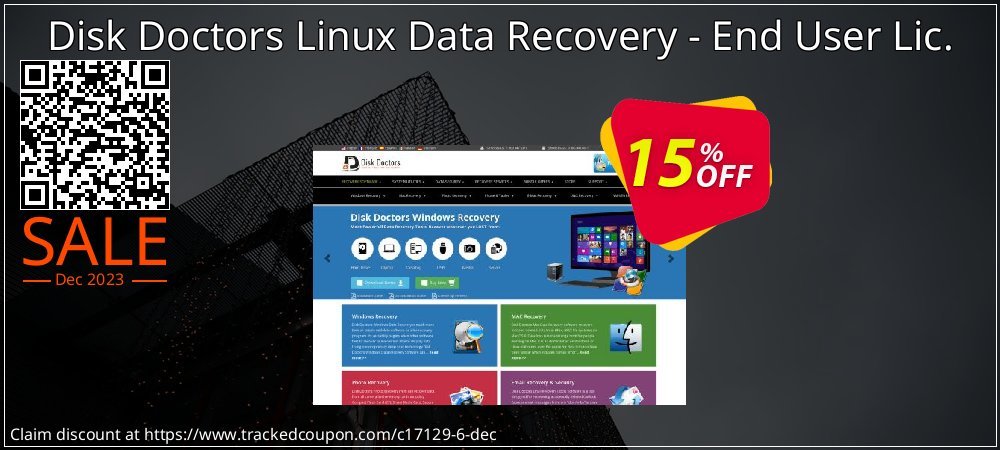 Disk Doctors Linux Data Recovery - End User Lic. coupon on World Party Day deals