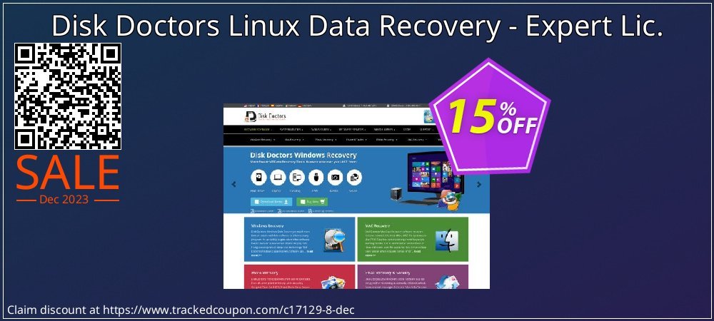 Disk Doctors Linux Data Recovery - Expert Lic. coupon on Virtual Vacation Day offer