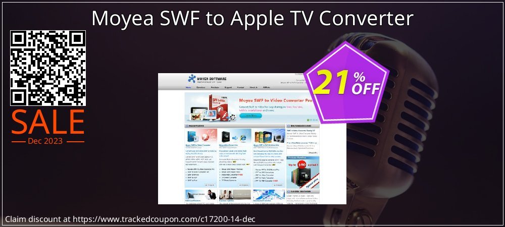 Moyea SWF to Apple TV Converter coupon on Navy Day offering sales