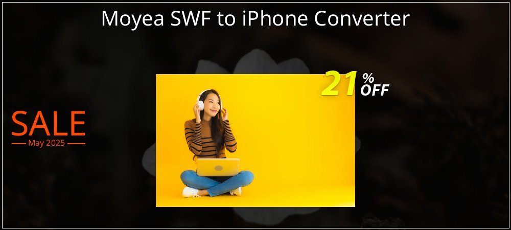 Moyea SWF to iPhone Converter coupon on April Fools' Day offer