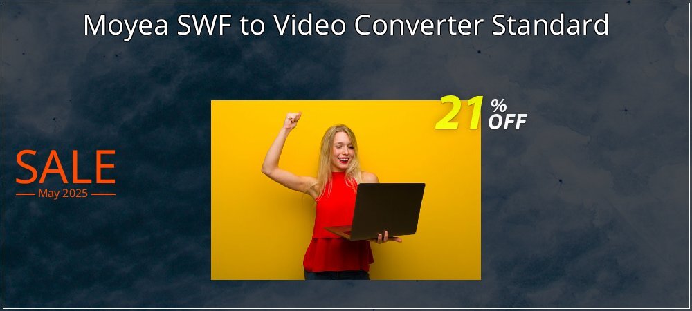 Moyea SWF to Video Converter Standard coupon on April Fools' Day offering sales