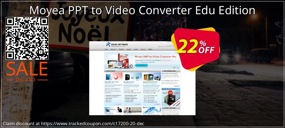 Moyea PPT to Video Converter Edu Edition coupon on Xmas Day offering discount