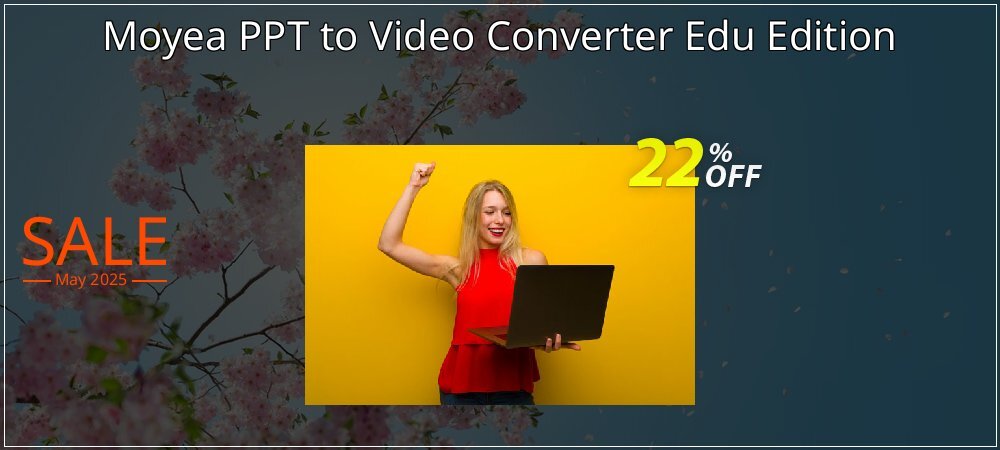 Moyea PPT to Video Converter Edu Edition coupon on National Walking Day offering sales