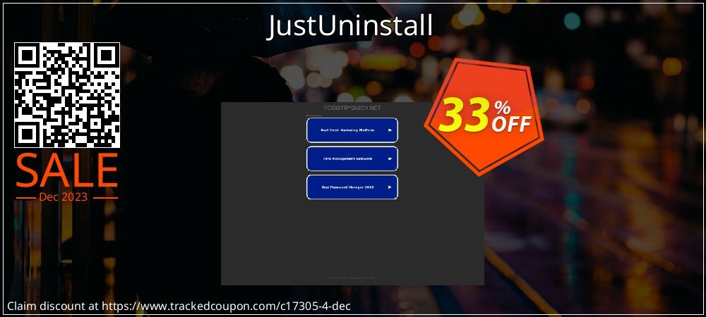JustUninstall coupon on World Password Day offering sales