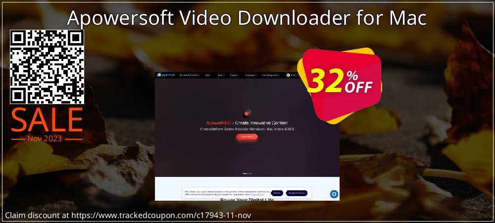 Apowersoft Video Downloader for Mac coupon on World Whisky Day offer