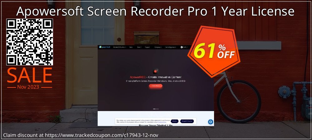 Apowersoft Screen Recorder Pro 1 Year License coupon on April Fools' Day offer