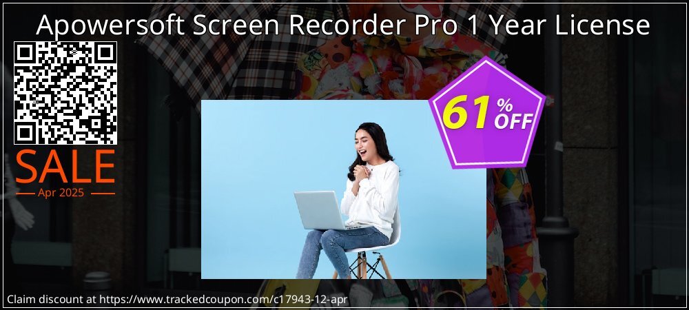 Apowersoft Screen Recorder Pro 1 Year License coupon on April Fools' Day offer