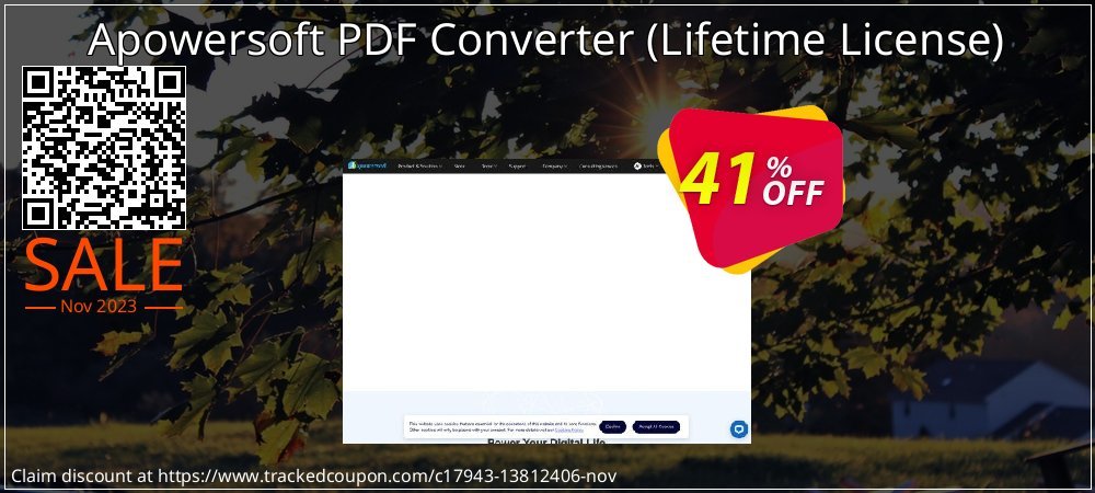 Apowersoft PDF Converter - Lifetime License  coupon on World Party Day super sale