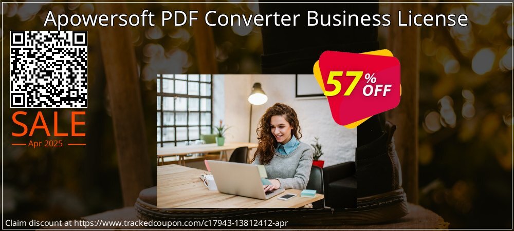 Apowersoft PDF Converter Business License coupon on April Fools' Day discount