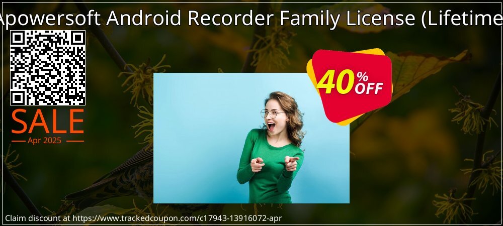 Apowersoft Android Recorder Family License - Lifetime  coupon on April Fools' Day deals