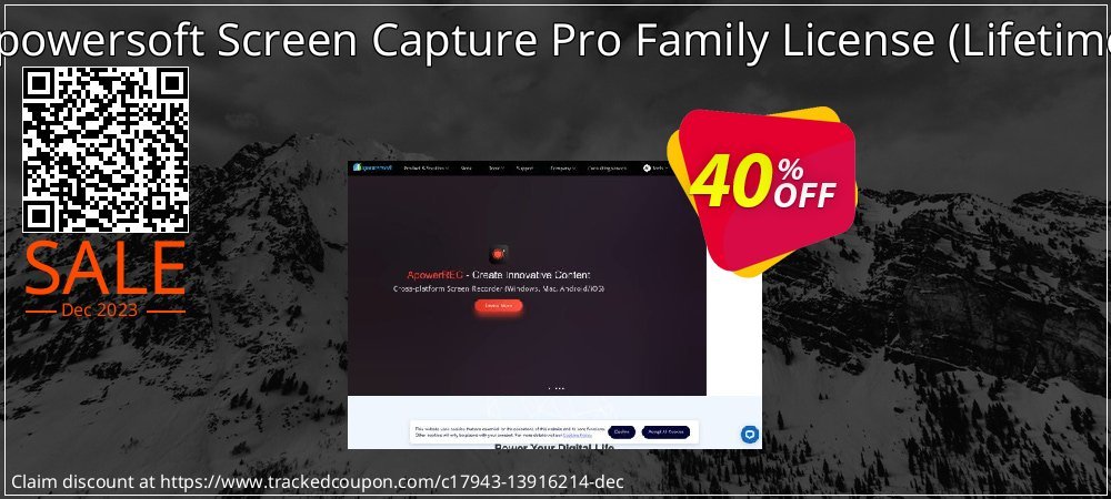 Apowersoft Screen Capture Pro Family License - Lifetime  coupon on National Smile Day sales