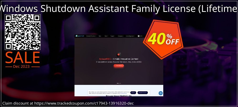 Windows Shutdown Assistant Family License - Lifetime  coupon on Mother's Day discounts