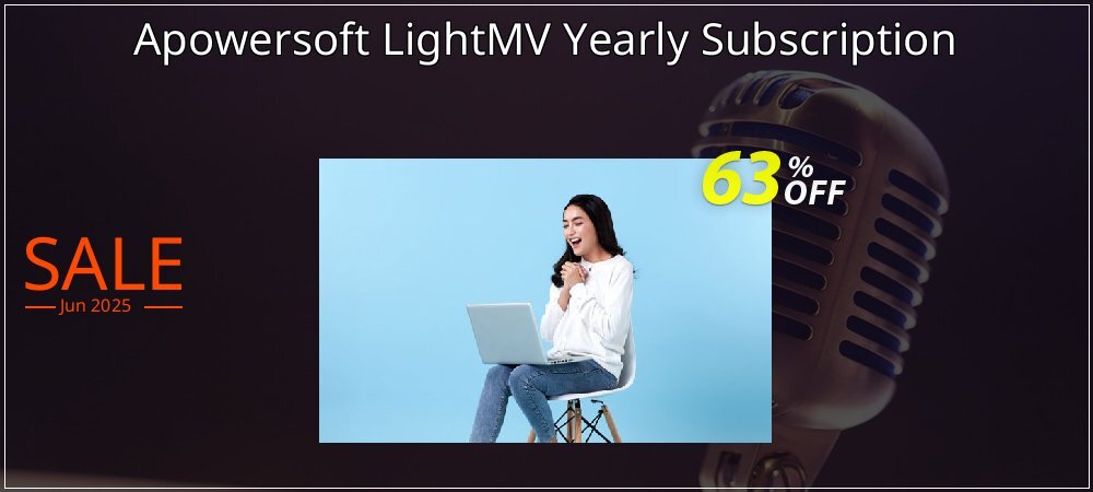 Apowersoft LightMV Yearly Subscription coupon on World Password Day offer