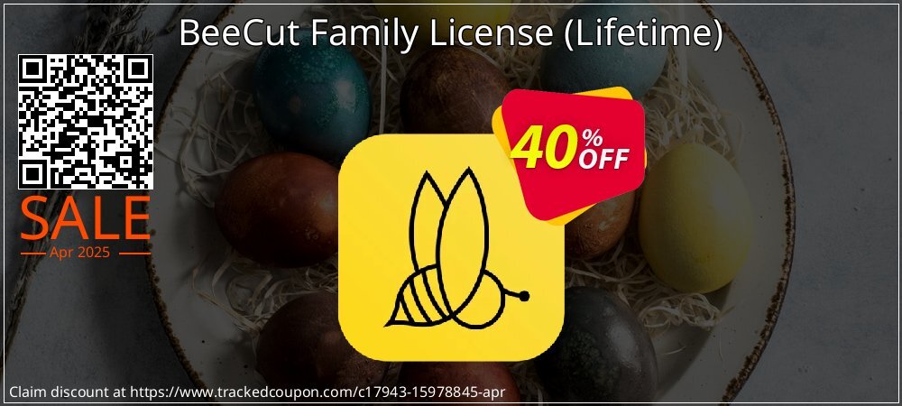 BeeCut Family License - Lifetime  coupon on Mother's Day offer