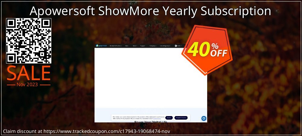 Apowersoft ShowMore Yearly Subscription coupon on World Password Day discount