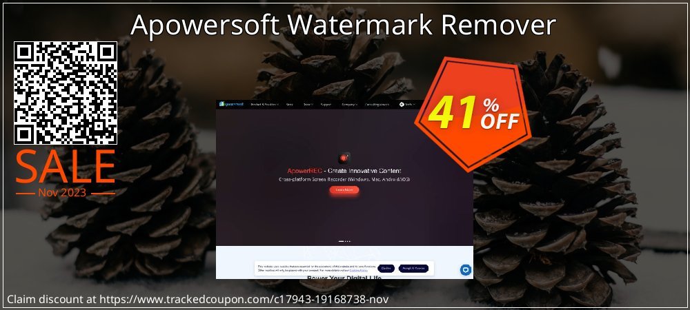 Get 40% OFF Apowersoft Watermark Remover offering sales