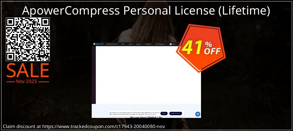 ApowerCompress Personal License - Lifetime  coupon on National Walking Day offering discount