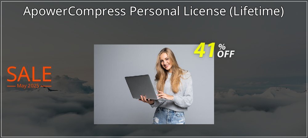 ApowerCompress Personal License - Lifetime  coupon on National Walking Day offering discount