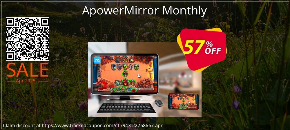 ApowerMirror Monthly coupon on April Fools' Day offer