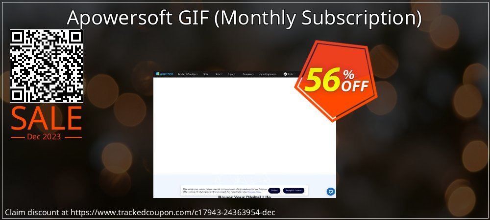 Apowersoft GIF - Monthly Subscription  coupon on National Smile Day sales