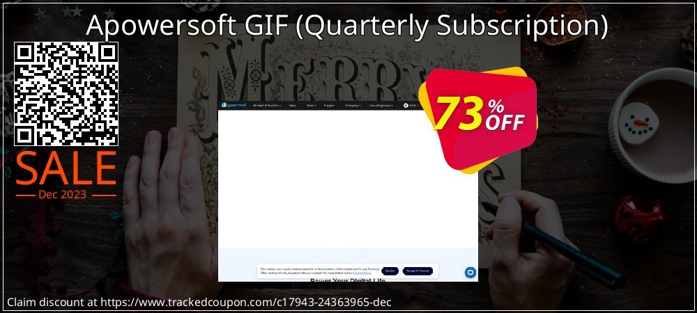 Apowersoft GIF - Quarterly Subscription  coupon on National Walking Day deals