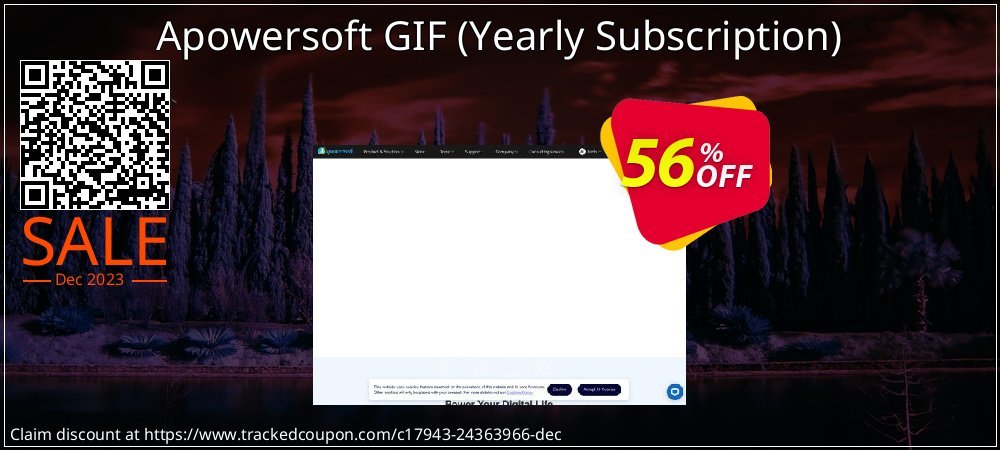 Apowersoft GIF - Yearly Subscription  coupon on World Party Day offer