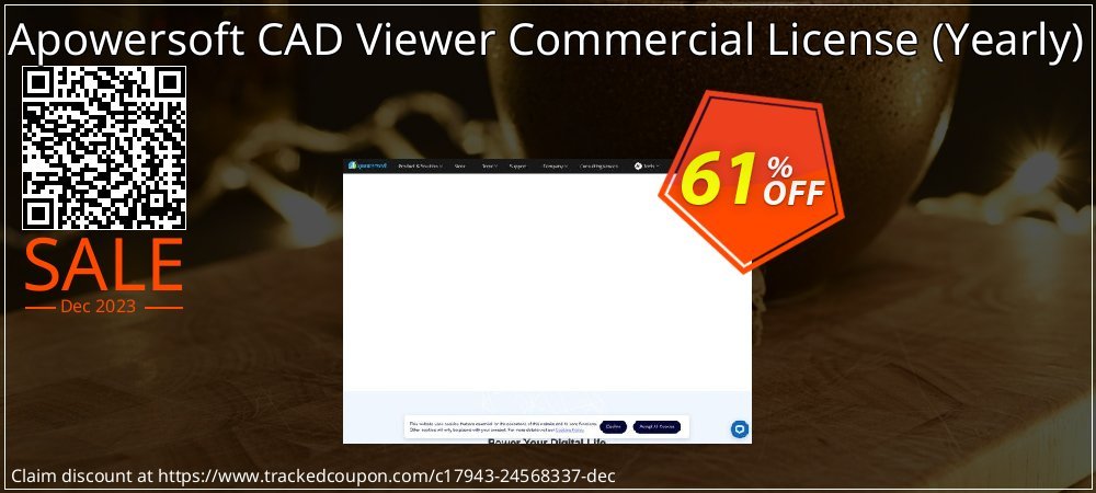 Apowersoft CAD Viewer Commercial License - Yearly  coupon on Working Day offer
