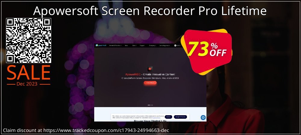 Apowersoft Screen Recorder Pro Lifetime coupon on Virtual Vacation Day offering sales