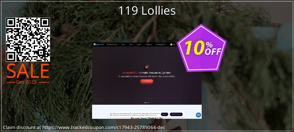 119 Lollies coupon on April Fools' Day discount