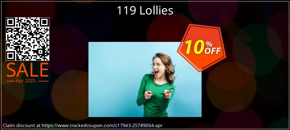 119 Lollies coupon on April Fools' Day discount