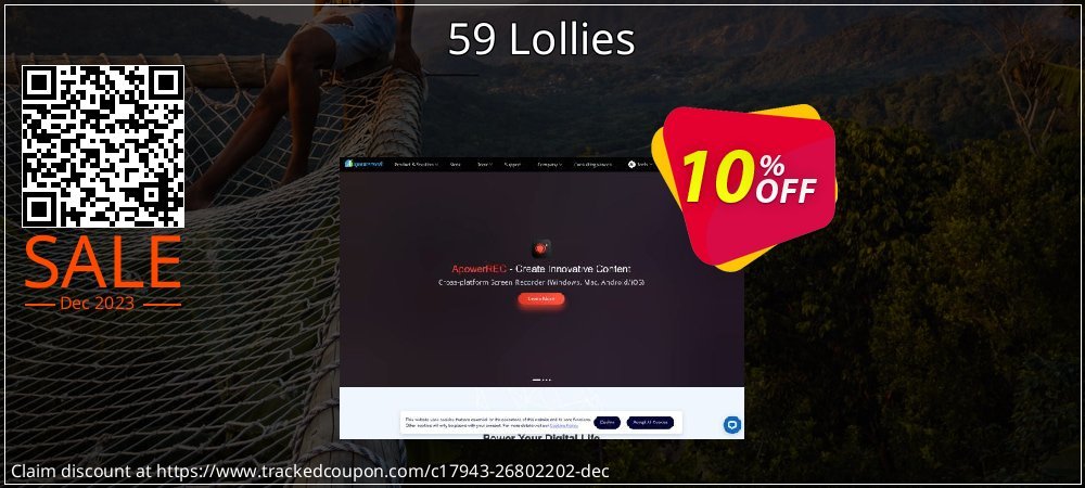 59 Lollies coupon on Working Day offering discount
