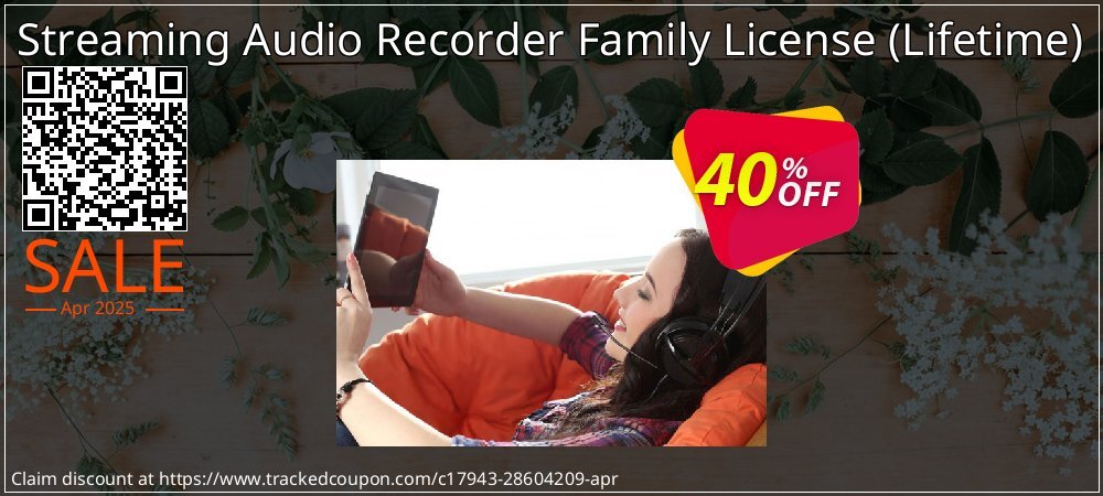Streaming Audio Recorder Family License - Lifetime  coupon on World Password Day offering discount
