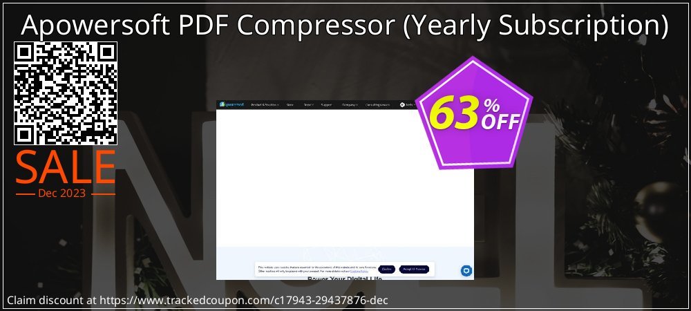 Apowersoft PDF Compressor - Yearly Subscription  coupon on National Loyalty Day deals