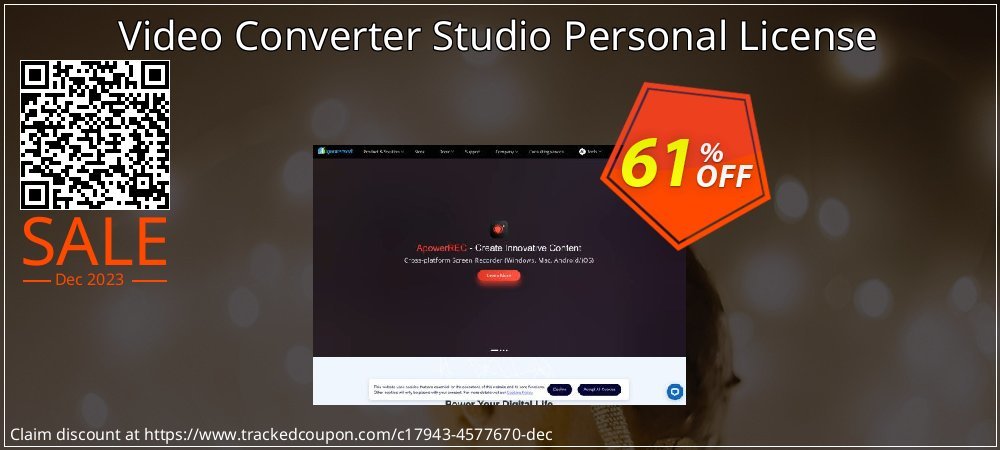 Video Converter Studio Personal License coupon on National Walking Day promotions