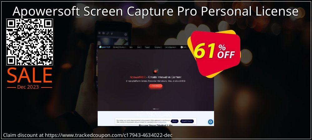 Apowersoft Screen Capture Pro Personal License coupon on April Fools' Day offer