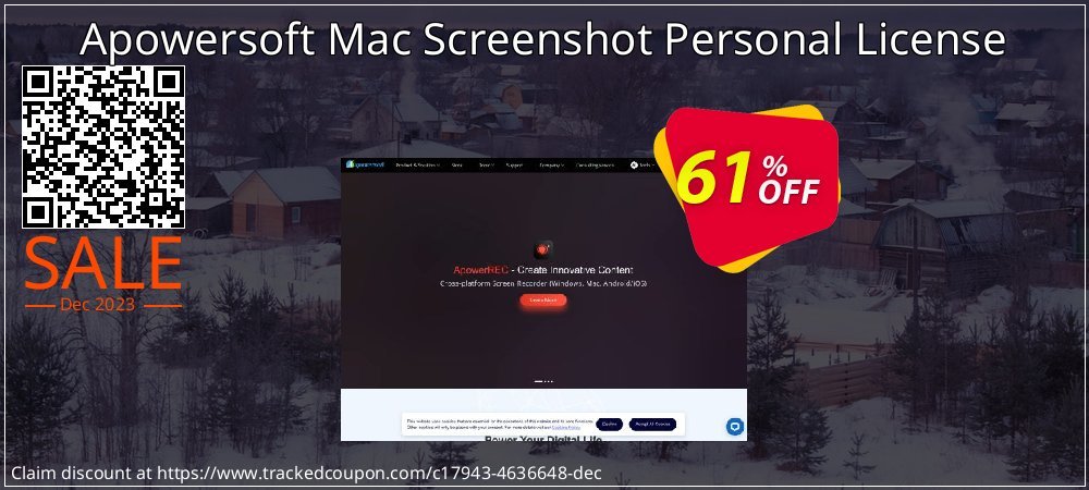Apowersoft Mac Screenshot Personal License coupon on Constitution Memorial Day deals