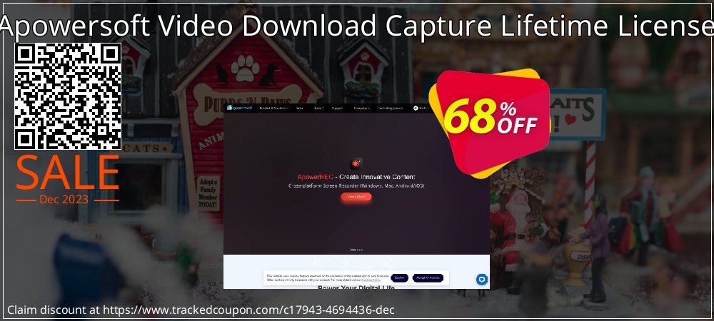 Apowersoft Video Download Capture Lifetime License coupon on New Year's eve discounts