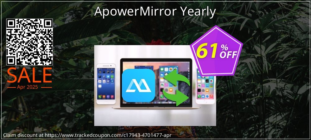 ApowerMirror Yearly coupon on April Fools' Day offer