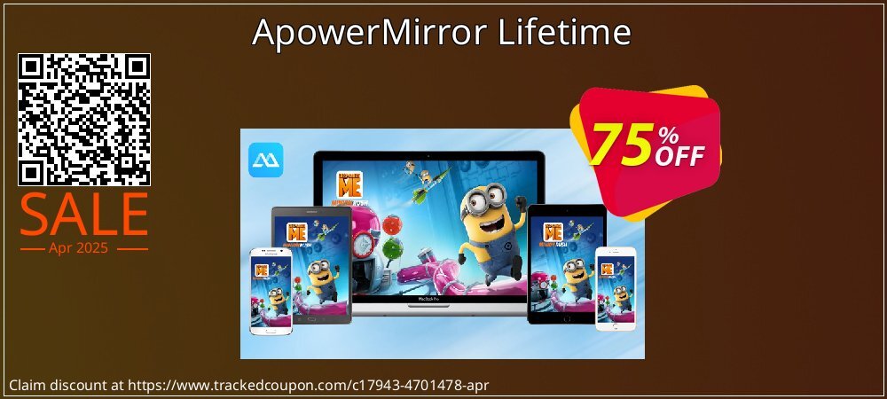 ApowerMirror Lifetime coupon on National Pizza Party Day offering discount