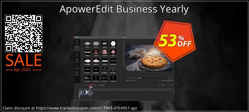 ApowerEdit Business Yearly coupon on April Fools' Day promotions