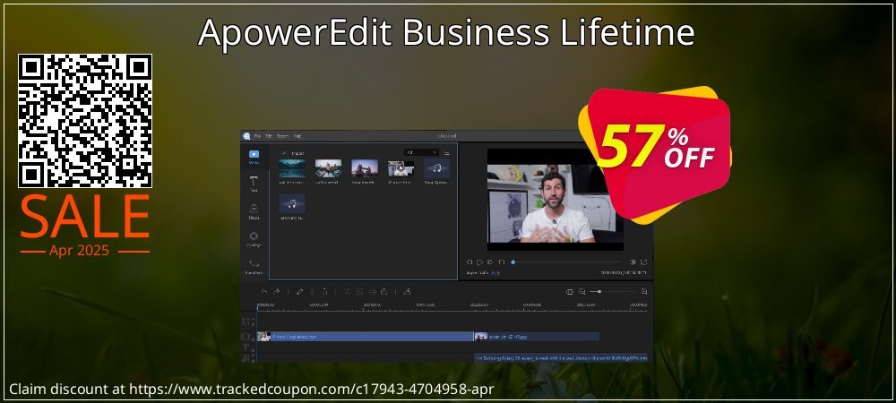 ApowerEdit Business Lifetime coupon on Constitution Memorial Day deals